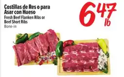 El Super Fresh Fresh Beef Flanken Ribs or Beef Short Ribs offer