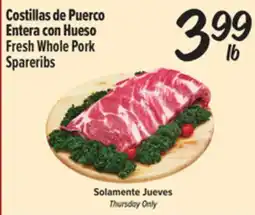 El Super Fresh Fresh Whole Pork Spareribs offer