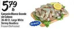 El Super Fresh 36-40Ct. Large White Shrimp Headless offer