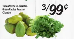 El Super Fresh Green Cactus Pears or Cilantro offer