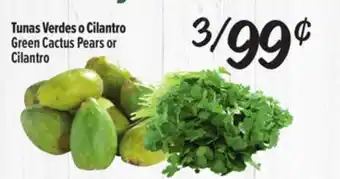 El Super Fresh Green Cactus Pears or Cilantro offer