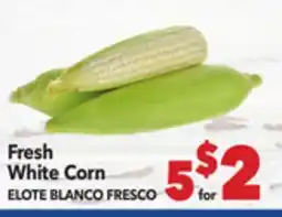 Vallarta Supermarkets Fresh White Corn/ELOTE BLANCO FRESCO offer