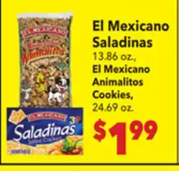 Vallarta Supermarkets El Mexicano Saladinas offer