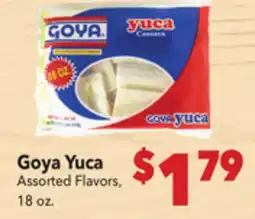 Vallarta Supermarkets Goya Yuca offer