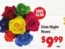 Vallarta Supermarkets Date Night Roses offer