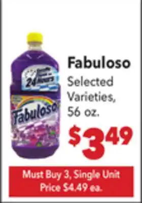 Vallarta Supermarkets Fabuloso offer