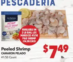 Vallarta Supermarkets Peeled Shrimp / CAMARON PELADO offer