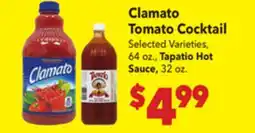 Vallarta Supermarkets Clamato Tomato Cocktail offer