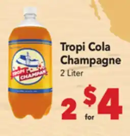 Vallarta Supermarkets Tropi Cola Champagne offer
