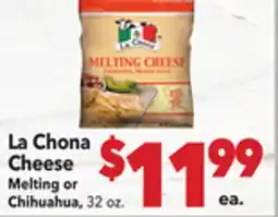 Vallarta Supermarkets La Chona Cheese offer
