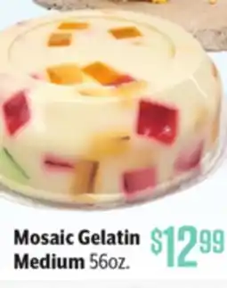Vallarta Supermarkets Mosaic Gelatin Medium offer