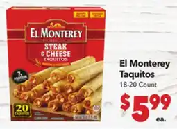 Vallarta Supermarkets El Monterey Taquitos offer