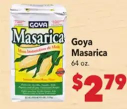 Vallarta Supermarkets Goya Masarica offer