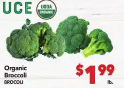 Vallarta Supermarkets Organic Broccoli/BROCOLI offer