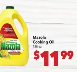 Vallarta Supermarkets Mazola Cooking Oil offer
