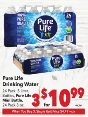 Vallarta Supermarkets Pure Life Drinking Water offer
