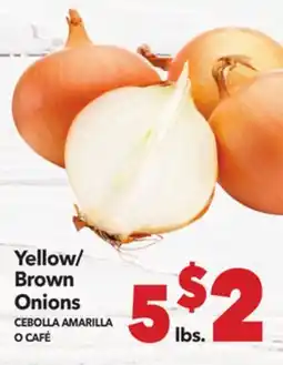 Vallarta Supermarkets Yellow/Brown Onions / CEBOLLA AMARILLA O CAFÉ offer