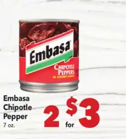 Vallarta Supermarkets Embasa Chipotle Pepper offer