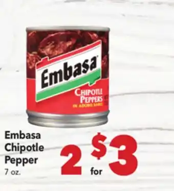 Vallarta Supermarkets Embasa Chipotle Pepper offer