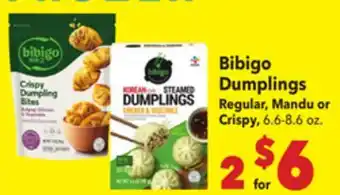 Vallarta Supermarkets Bibigo Dumplings offer
