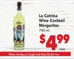 Vallarta Supermarkets La Catrina Wine Cocktail Margaritas offer