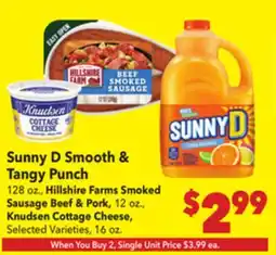 Vallarta Supermarkets Sunny D Smooth & Tangy Punch offer
