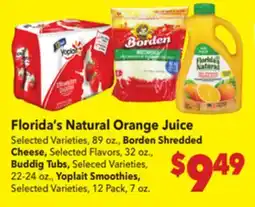 Vallarta Supermarkets Florida's Natural Orange Juice offer