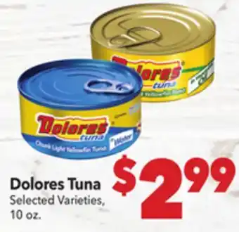 Vallarta Supermarkets Dolores Tuna offer