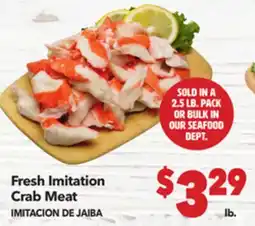 Vallarta Supermarkets Fresh Imitation Crab Meat offer