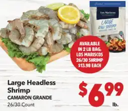 Vallarta Supermarkets Large Headless Shrimp / CAMARON GRANDE offer
