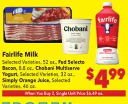 Vallarta Supermarkets Fairlife Milk offer