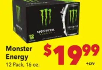 Vallarta Supermarkets Monster Energy offer
