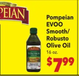Vallarta Supermarkets Pompeian EVOO Smooth/Robusto Olive Oil offer