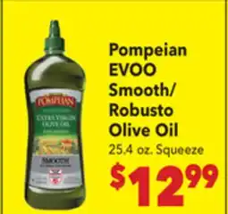 Vallarta Supermarkets Pompeian EVOO Smooth/Robusto Olive Oil offer