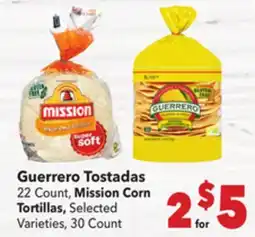 Vallarta Supermarkets Guerrero Tostadas offer