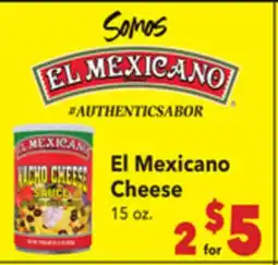 Vallarta Supermarkets El Mexicano Cheese offer