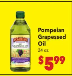 Vallarta Supermarkets Pompeian Grapessed Oil offer