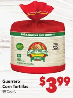 Vallarta Supermarkets Guerrero Corn Tortillas offer