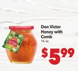 Vallarta Supermarkets Don Victor Honey with Comb offer