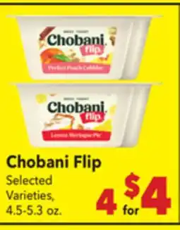 Vallarta Supermarkets Chobani Flip offer