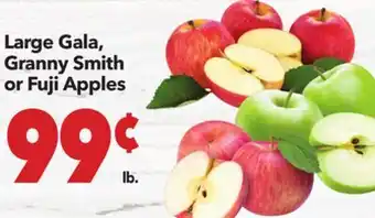 Vallarta Supermarkets Large Gala, Granny Smith or Fuji Apples offer