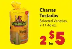 Vallarta Supermarkets Charras Tostadas offer