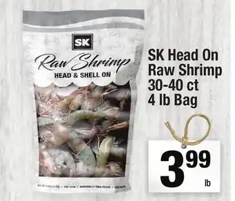 Super King Markets SK Head On Raw Shrimp offer