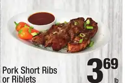 Super King Markets Pork Short Ribs or Riblets offer