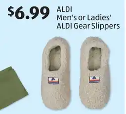 Aldi ALDI Men's or Ladies' ALDI Gear Slippers offer
