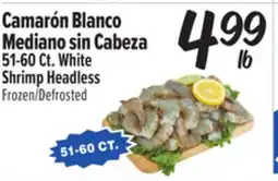 El Super 51-60Ct. White Shrimp Headless offer