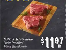 El Super Choice Fresh Beef T-Bone Steak offer