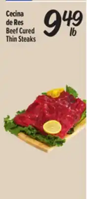 El Super Beef Cured Thin Steaks offer