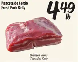 El Super Fresh Pork Belly offer
