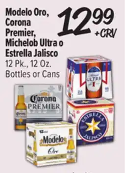 El Super Modelo Oro, Corona Premier, Michelob Ultra o Estrella Jalisco offer